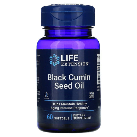 Life Extension, Black Cumin Seed Oil, 60 Softgels - Supply Center USA