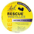 Bach, Original Flower Remedies, Rescue Pastilles, Natural Stress Relief, Black Currant Flavor, 35 Pastilles, 1.7 oz (50 g) - Supply Center USA