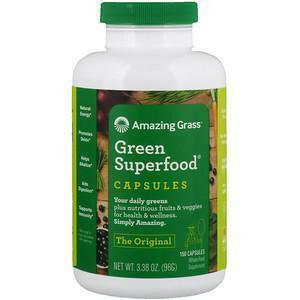 Amazing Grass, Green Superfood, 150 Capsules - Supply Center USA