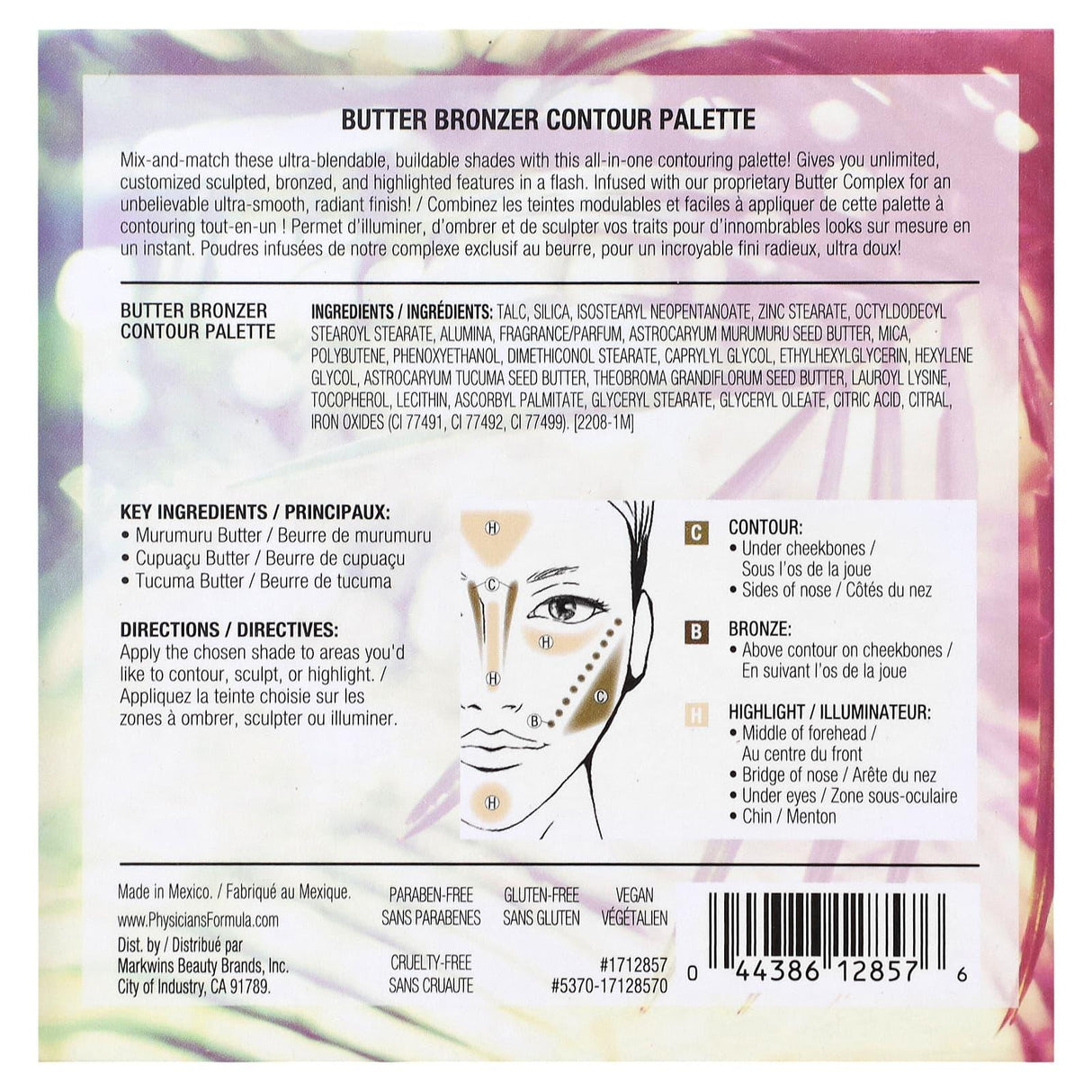 Physicians Formula, Butter Bronzer Contour Palette, Contour 2, 0.48 oz (13.6 g) - Supply Center USA