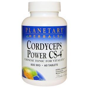 Planetary Herbals, Cordyceps Power CS-4, 800 mg, 60 Tablets - Supply Center USA