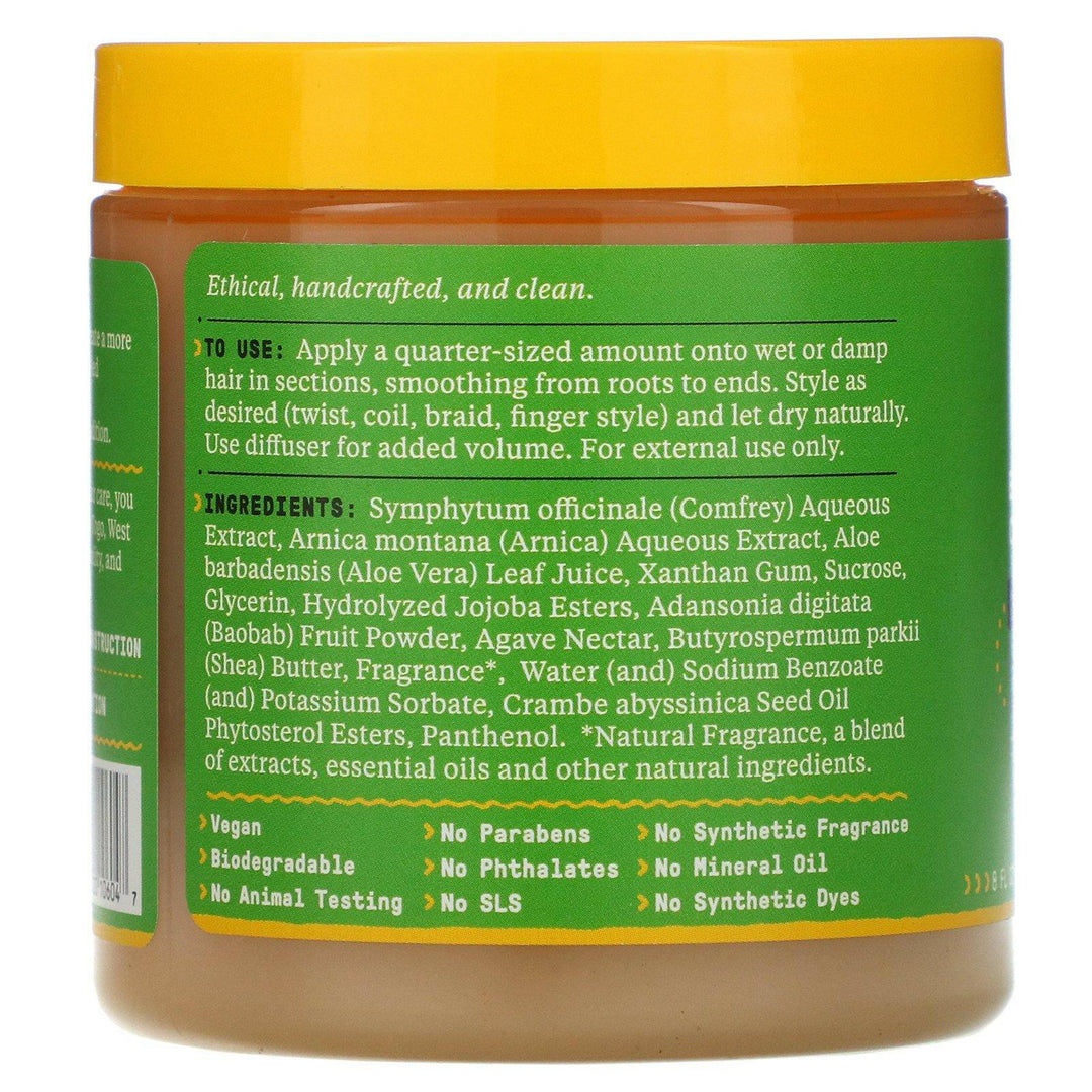 Alaffia, Beautiful Curls, Curl Control Custard, All Curls, Unrefined Shea Butter, 8 fl oz (235 ml) - HealthCentralUSA