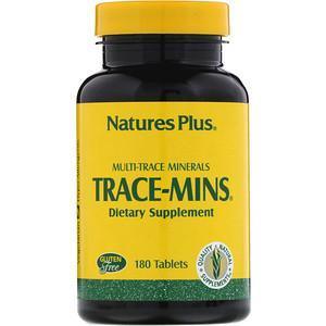 Nature's Plus, Trace-Mins, Multi-Trace Minerals, 180 Tablets - Supply Center USA