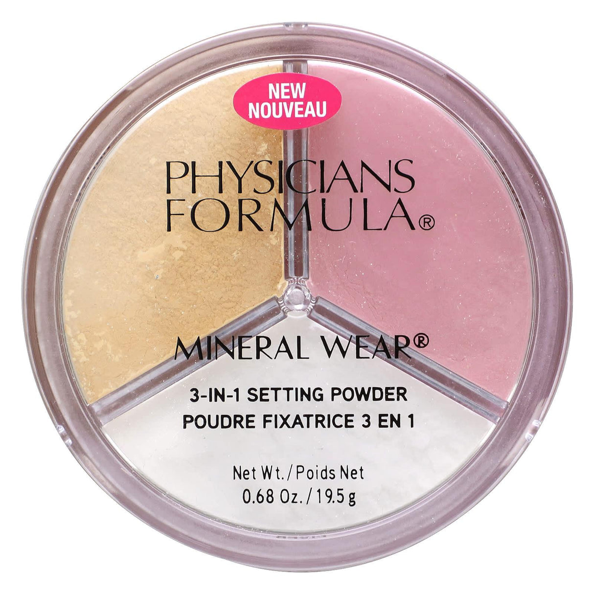 Physicians Formula, Mineral Wear, 3-In-1 Setting Powder, 0.68 oz (19.5 g) - Supply Center USA