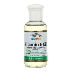 21st Century, Vitamin E Oil, 13,500 mg (30,000 IU), 2.5 fl oz (74 ml) - HealthCentralUSA