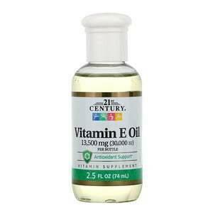 21st Century, Vitamin E Oil, 13,500 mg (30,000 IU), 2.5 fl oz (74 ml) - Supply Center USA