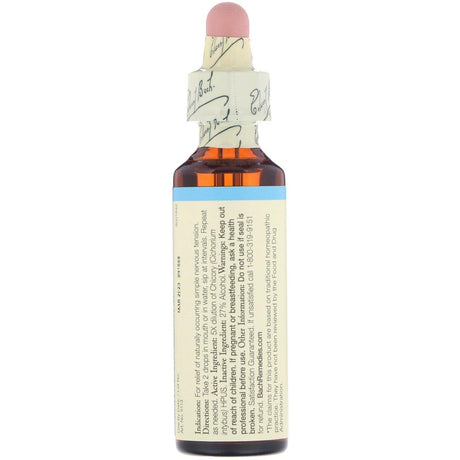 Bach, Original Flower Remedies, Chicory, 0.7 fl oz (20 ml) - Supply Center USA