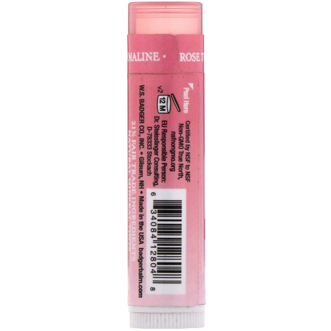 Badger Company, Mineral Lip Tint, Rose Tourmaline, .15 oz (4.2 g) - HealthCentralUSA