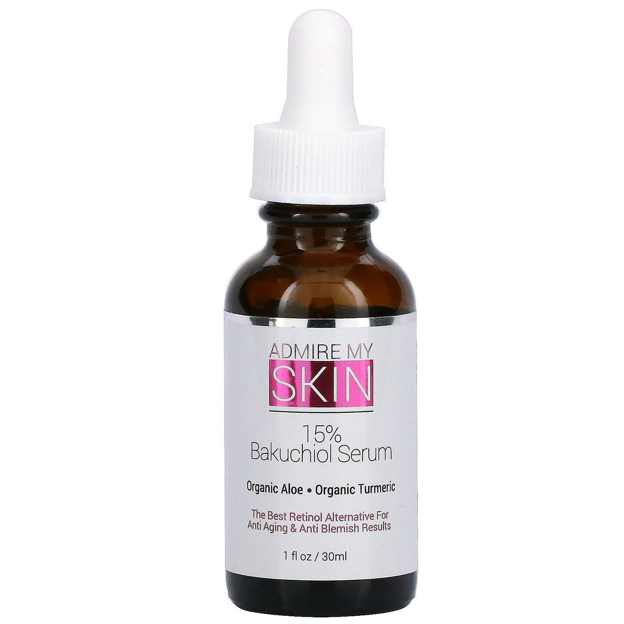 Admire My Skin, 15% Bakuchiol Serum, 1 fl oz (30 ml) - Supply Center USA