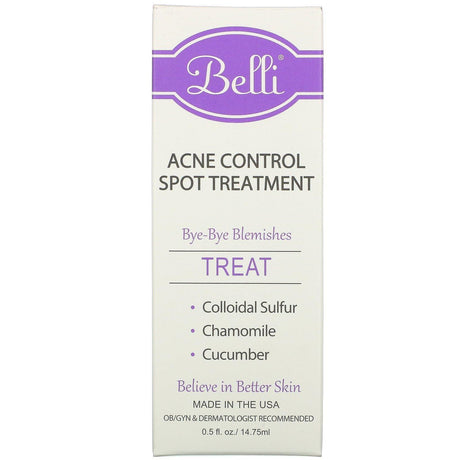 Belli Skincare, Acne Control Spot Treatment, 0.5 fl oz (14.75 ml) - Supply Center USA