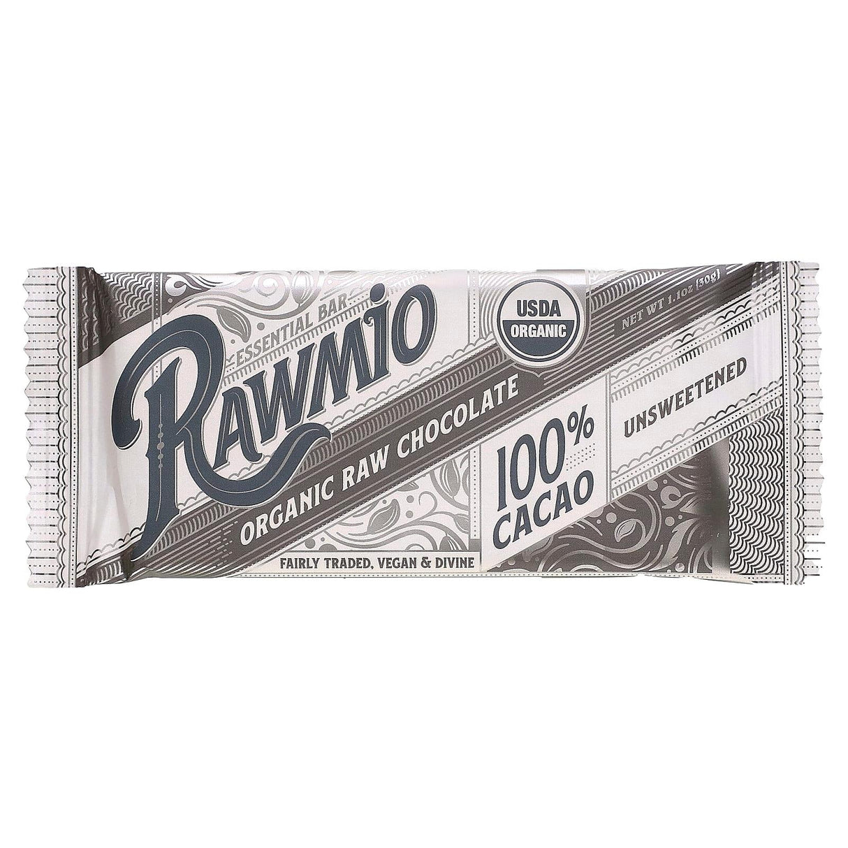 Rawmio, Essential Bar, Organic Raw Chocolate, 85% Cacao, Quite Dark, 1.1 oz (30 g) - Supply Center USA