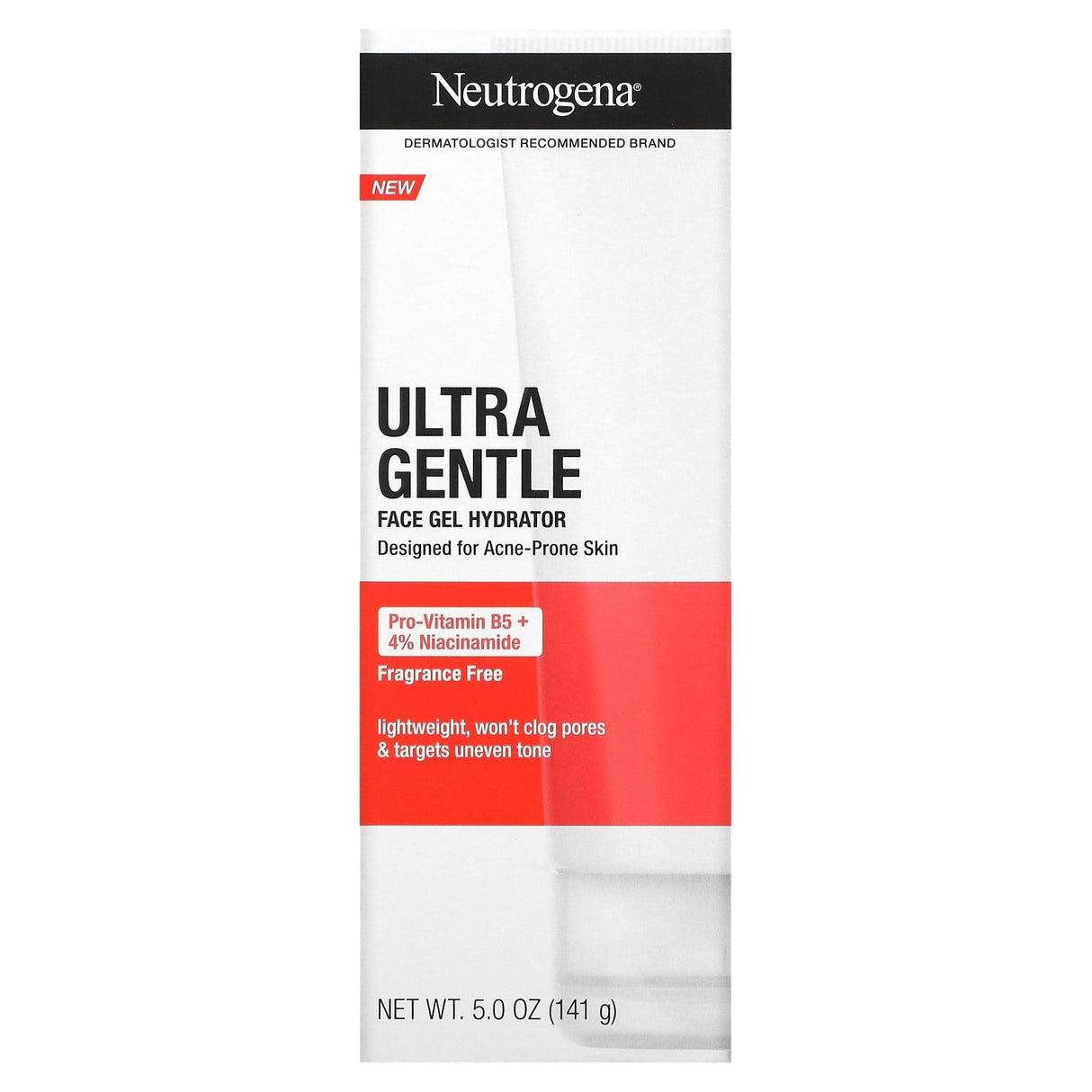 Neutrogena, Ultra Gentle Face Gel Hydrator, Fragrance Free , 5.0 oz (141 g) - Supply Center USA