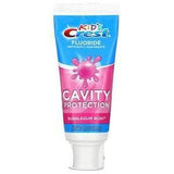 Crest, Kids, Fluoride Anticavity Toothpaste, For Ages 2+, Bubblegum Rush, 4.2 oz (119 g) - Supply Center USA