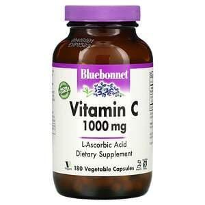 Bluebonnet Nutrition, Vitamin C, 1,000 mg, 180 Vegetable Capsules - Supply Center USA