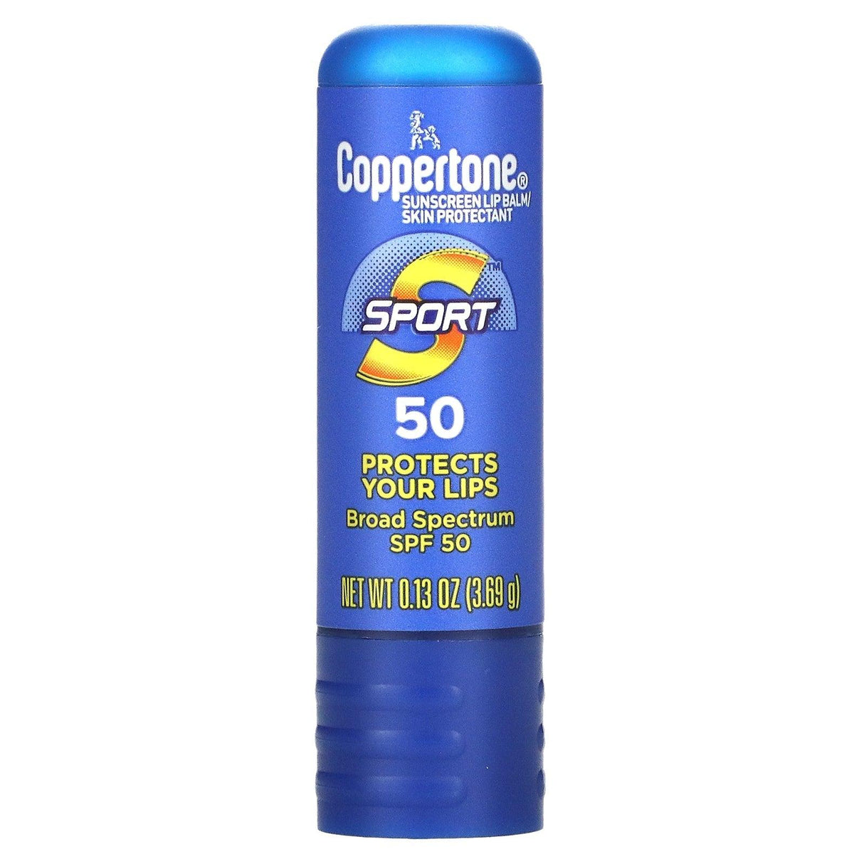 Coppertone, Sport, Sunscreen Lip Balm, SPF 50, 0.13 oz (3.69 g) - Supply Center USA