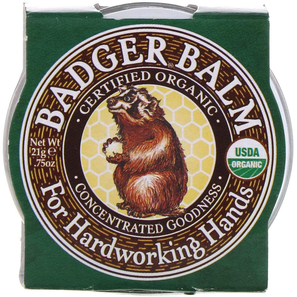 Badger Company, Badger Balm, For Hardworking Hands, .75 oz (21 g) - HealthCentralUSA