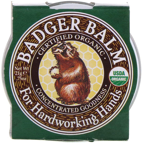 Badger Company, Badger Balm, For Hardworking Hands, .75 oz (21 g) - Supply Center USA