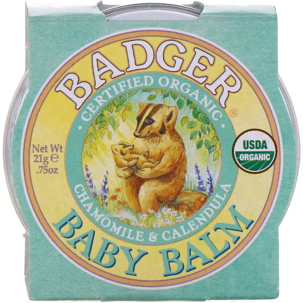 Badger Company, Baby Balm, Chamomile & Calendula, .75 oz (21 g) - HealthCentralUSA