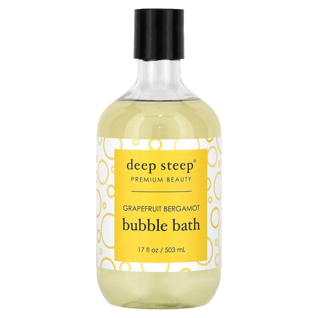 Deep Steep, Bubble Bath, Brown Sugar Vanilla, 17 fl oz (503 ml) - Supply Center USA