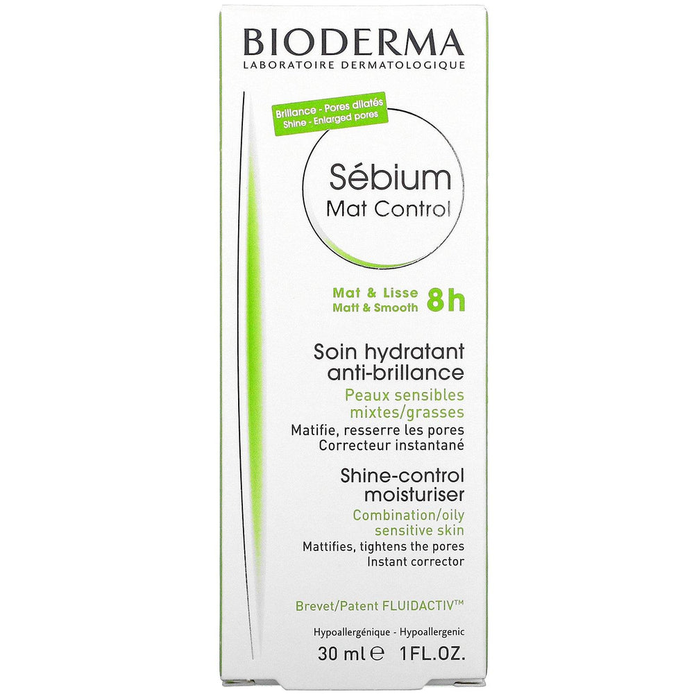 Bioderma, Sebium, Shine-Control Moisturiser, 1 fl oz (30 ml) - HealthCentralUSA