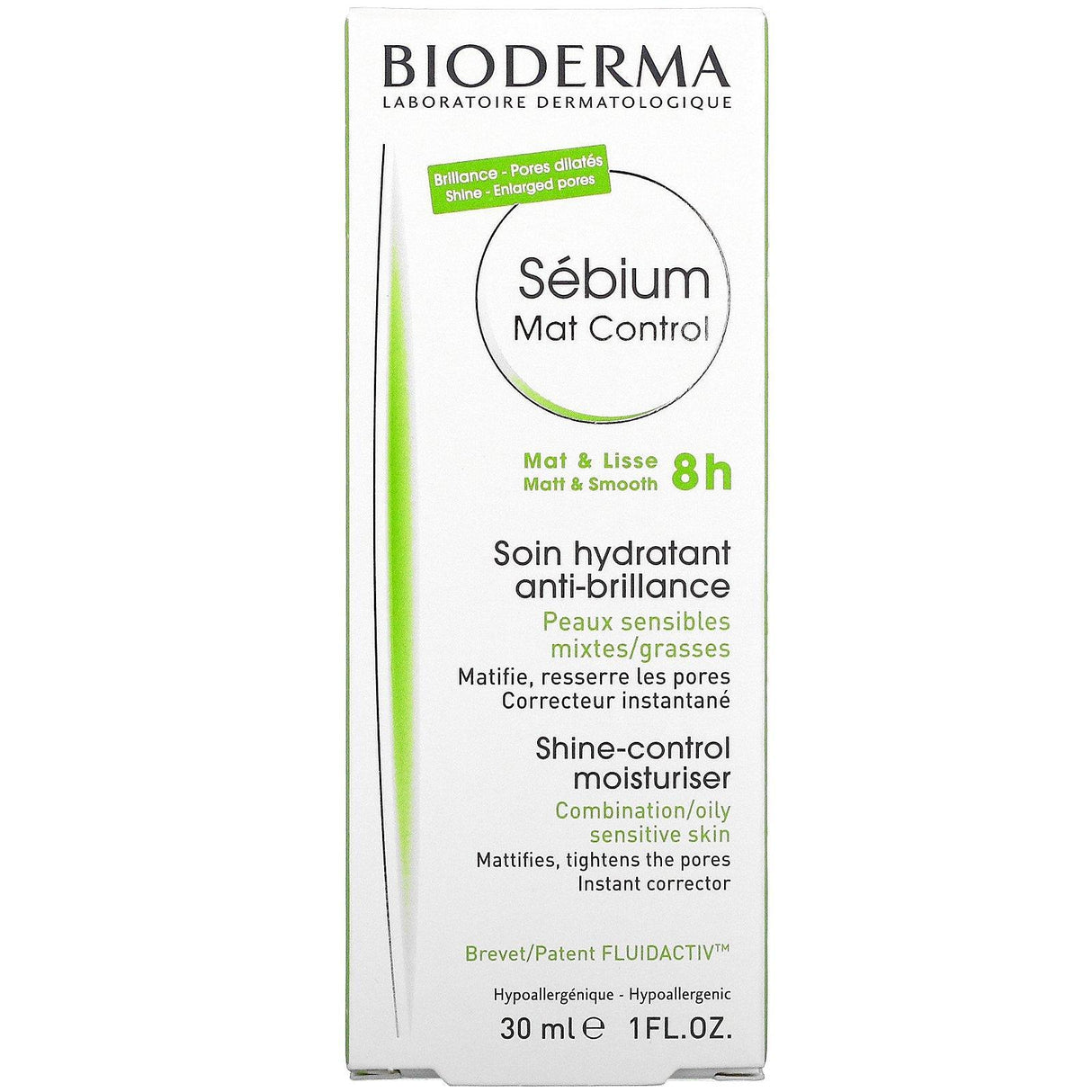 Bioderma, Sebium, Shine-Control Moisturiser, 1 fl oz (30 ml) - Supply Center USA