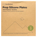 KeaBabies, Prep Silicone Plates with PrepGrip Suctions, 6-36 Months, Valiant , 3 Pack - Supply Center USA