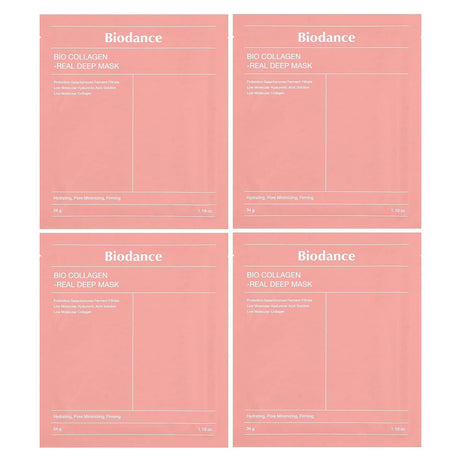 Biodance, Bio Collagen-Real Deep Beauty Mask, 4 Sheets, 1.19 oz (34 g) Each - Supply Center USA