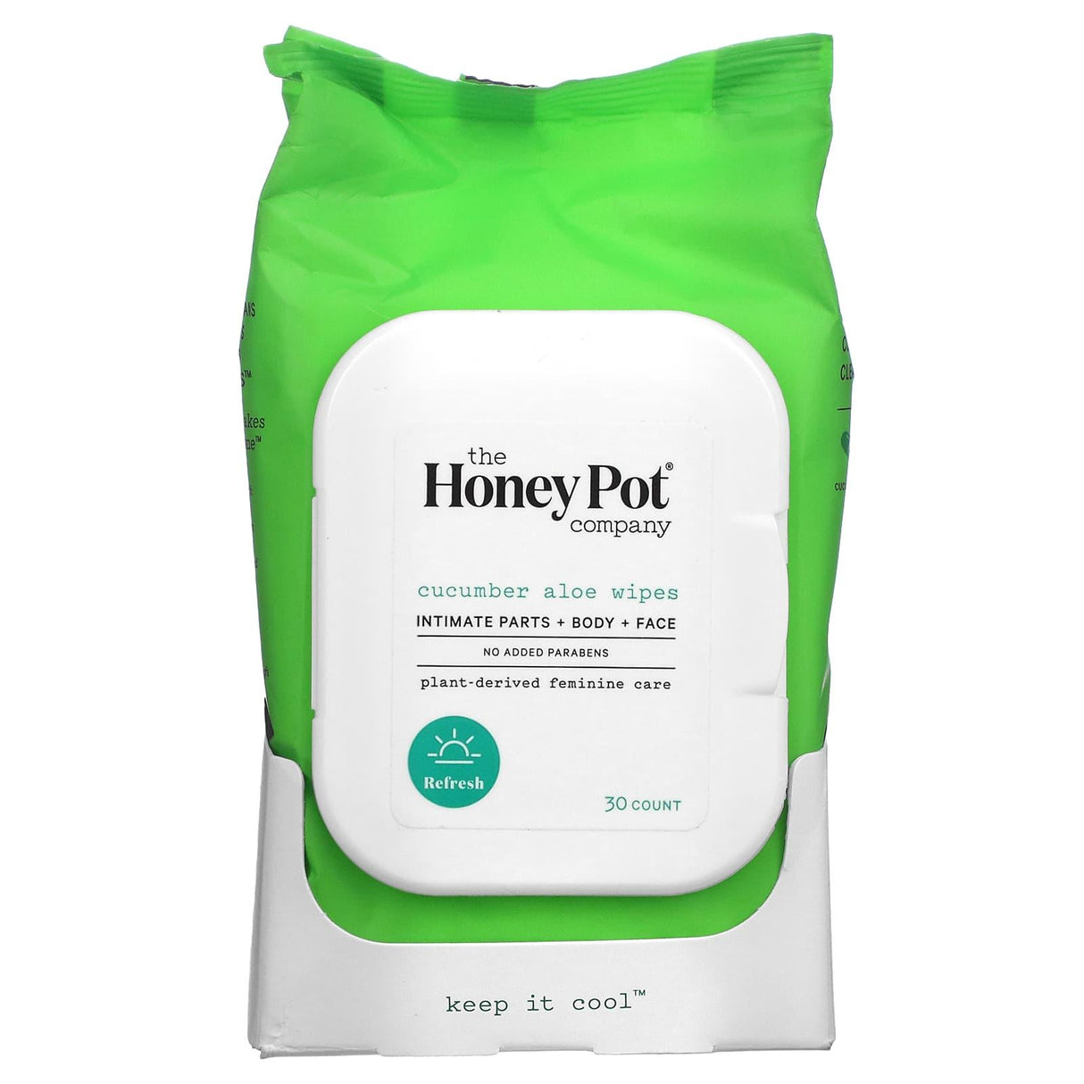 The Honey Pot Company, Sensitive Wipes, 30 Count - Supply Center USA