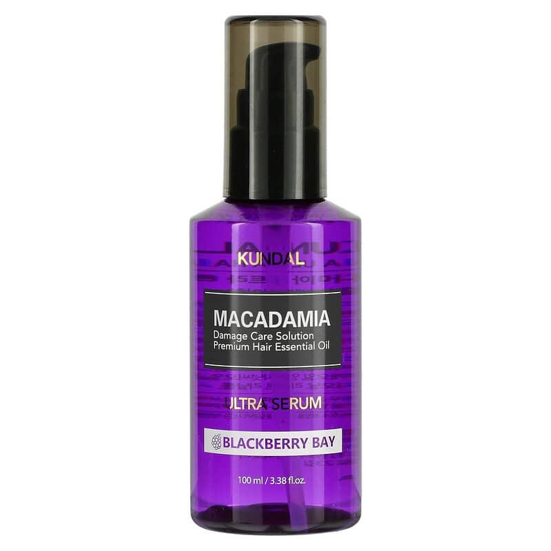 Kundal, Macadamia, Ultra Hair Serum, Blackberry Bay, 3.38 fl oz (100 ml) - Supply Center USA