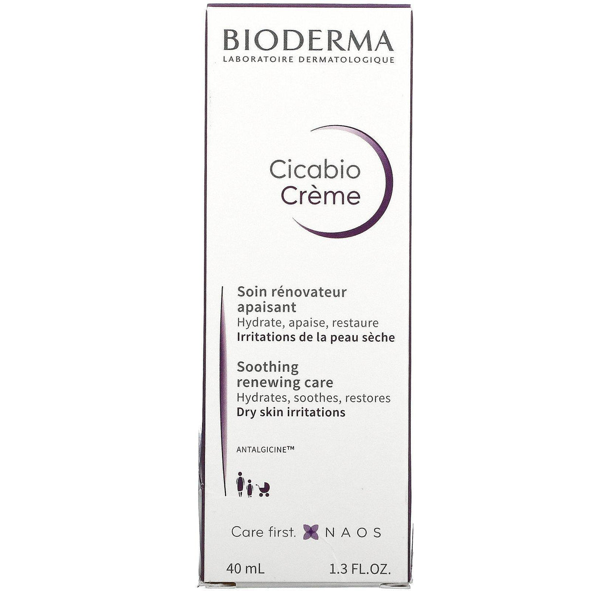 Bioderma, Cicabio, Soothing Renewing Care Cream, 1.3 fl oz (40 ml) - Supply Center USA