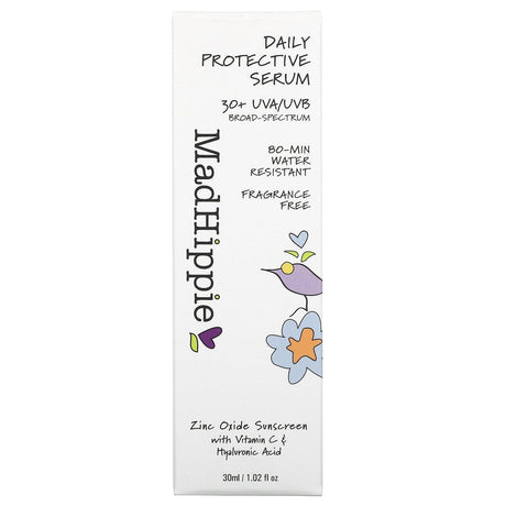 Mad Hippie, Daily Protective Serum, 30+, Fragrance Free, 1.02 fl oz (30 ml) - Supply Center USA