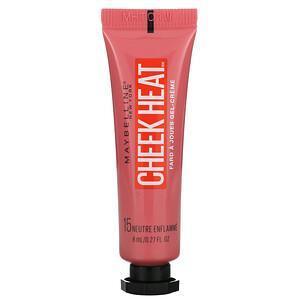 Maybelline, Cheek Heat, Gel-Cream Brush, Nude Burn, 0.27 fl oz (8 ml) - Supply Center USA