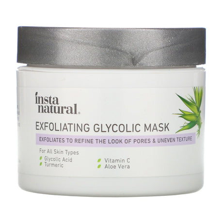 InstaNatural, Exfoliating Glycolic Beauty Mask, 2 oz (56 g) - Supply Center USA