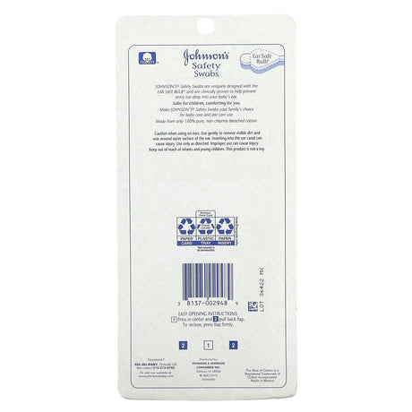 Johnson & Johnson, Safety Swabs, 185 Count - Supply Center USA