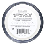 Palladio, 4Ever + Ever, Mattifying Loose Setting Powder with Green Tea, Translucent, 0.21 oz (6 g) - Supply Center USA