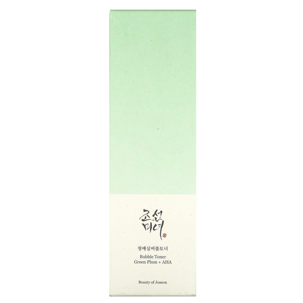 Beauty of Joseon, Bubble Toner, Green Plum + AHA, 5.07 fl oz (150 ml) - HealthCentralUSA