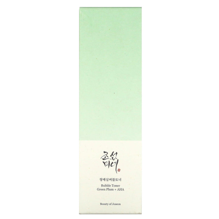 Beauty of Joseon, Bubble Toner, Green Plum + AHA, 5.07 fl oz (150 ml) - HealthCentralUSA