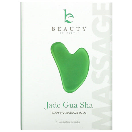 Beauty By Earth, Jade Gua Sha, Scraping Massage Tool, 1 Tool - Supply Center USA