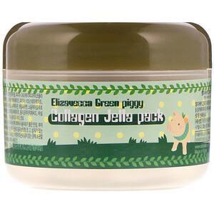 Elizavecca, Green Piggy, Collagen Jelly Pack, 3.53 oz (100 g) - Supply Center USA