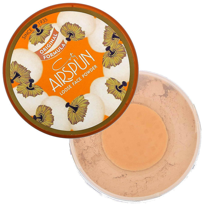 Airspun, Loose Face Powder, Suntan 070-30, 2.3 oz (65 g) - HealthCentralUSA