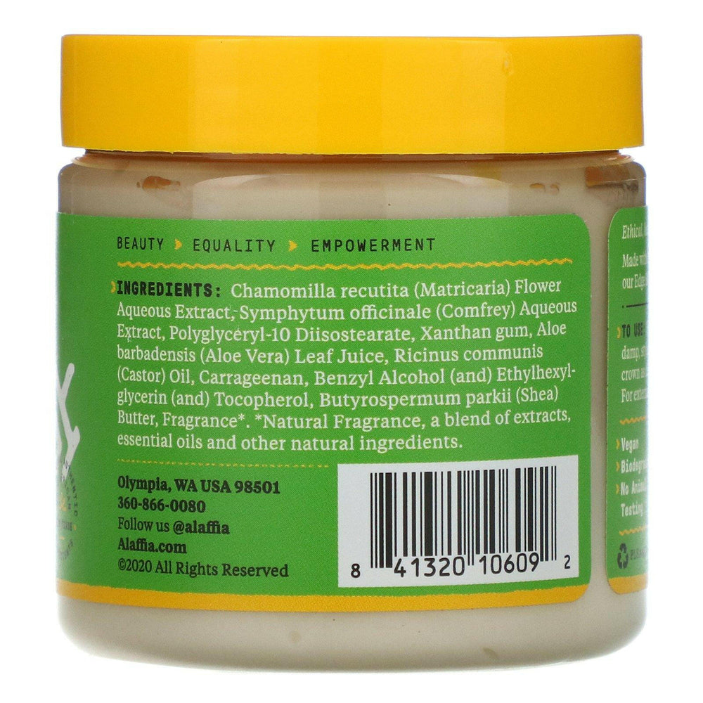 Alaffia, Beautiful Curls, Edge Styler, All Curls, Unrefined Shea Butter, 4 fl oz (118 ml) - HealthCentralUSA