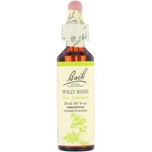 Bach, Original Flower Remedies, Wild Rose, 0.7 fl oz (20 ml) - Supply Center USA