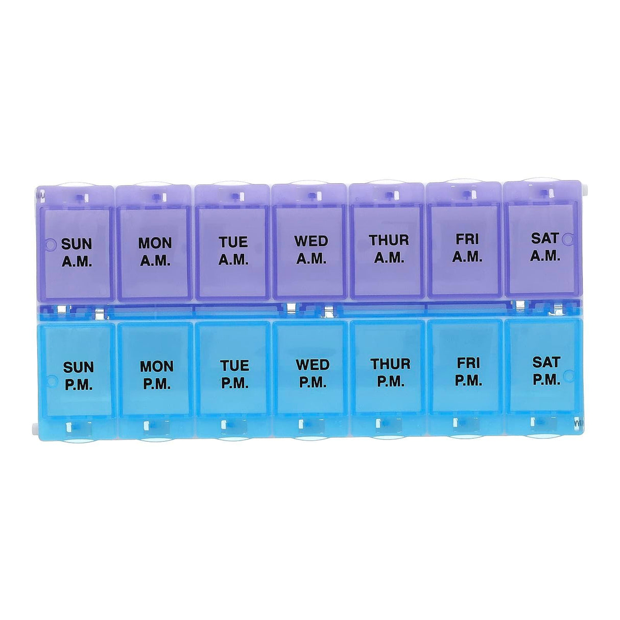 Ezy Dose, Weekly AM/PM with Locking Device Pill Planner, 2 XL, 1 Count - Supply Center USA