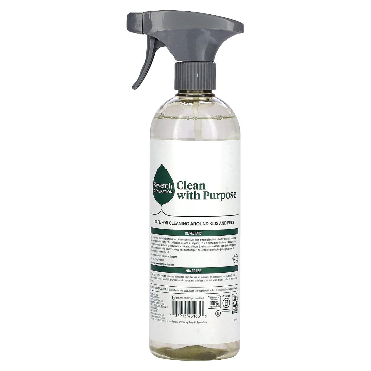 Seventh Generation, All Purpose Cleaner, Lemon Chamomile, 23 fl oz (680 ml) - Supply Center USA