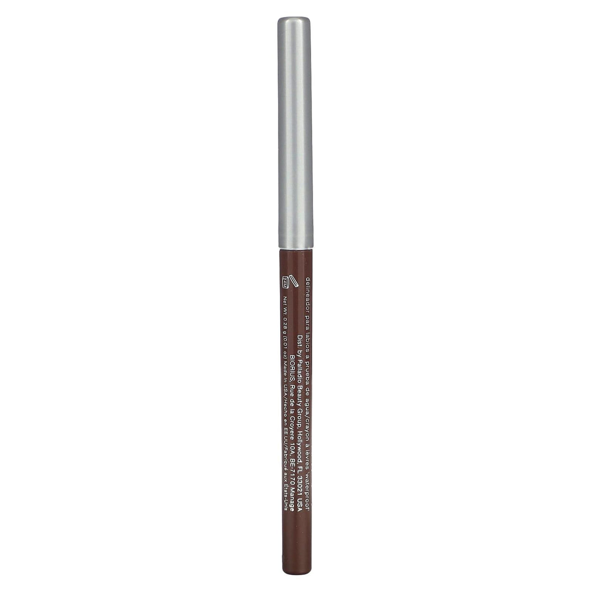 Palladio, Retractable Waterproof Lip Liner, Coffee, 0.01 oz (0.28 g) - Supply Center USA