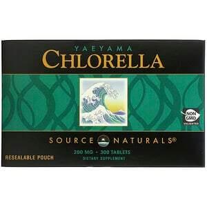 Source Naturals, Yaeyama Chlorella, 200 mg, 300 Tablets - HealthCentralUSA