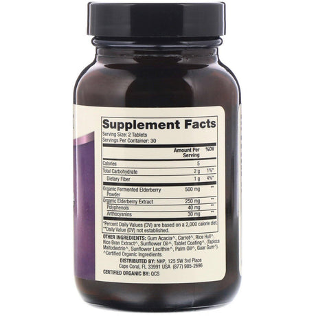 Dr. Mercola, Organic Fermented Elderberry, 60 Tablets - Supply Center USA