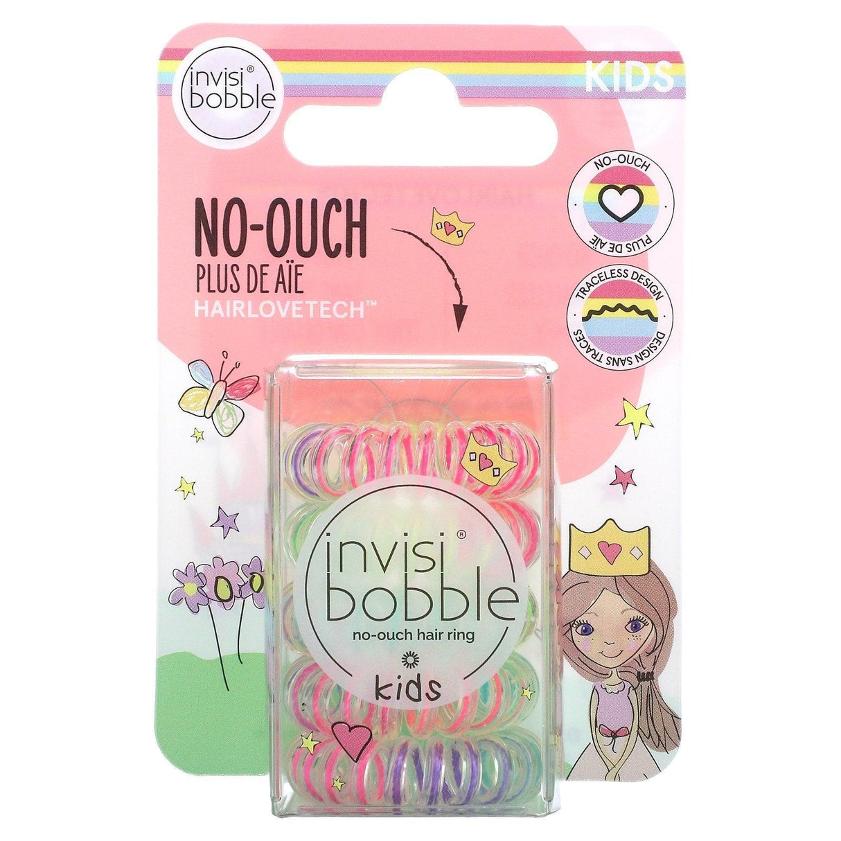 Invisibobble, Kids, No Ouch Hair Ring, Magic Rainbow, 5 Pack - Supply Center USA