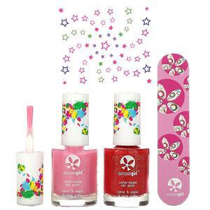 SuncoatGirl, Natural Nail Salon Kit, Little Valentine, 4 Piece Set - HealthCentralUSA