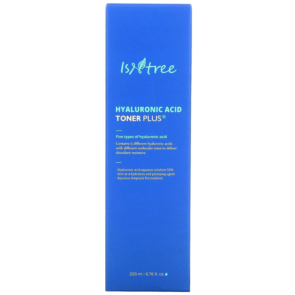 Isntree, Hyaluronic Acid Toner Plus, 6.76 fl oz (200 ml) - Supply Center USA